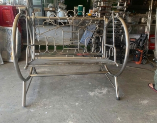 Ghế inox sân vườn tại Tân Phú, Đồng Nai.