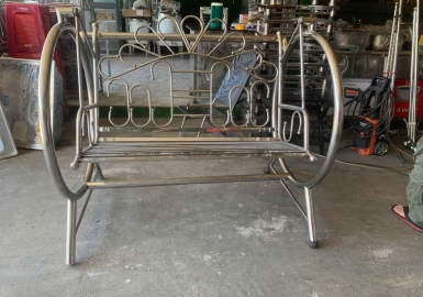Ghế inox sân vườn tại Tân Phú, Đồng Nai.